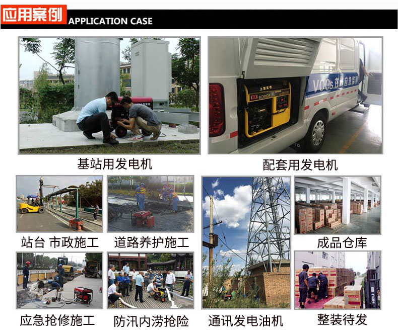 三相7.5kW小型汽油發電機應用（yòng）案例