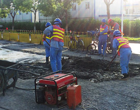 路政施工（gōng）汽油發電機