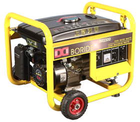 2KW單相（xiàng）小型汽油發電機組BR2500