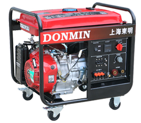 80-190A三相手（shǒu）動 5KW汽油發電電焊一體機SHS190