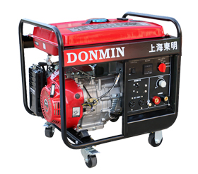 80—190A單相手（shǒu）動 5KW汽油發電電焊一（yī）體機（jī）SH190
